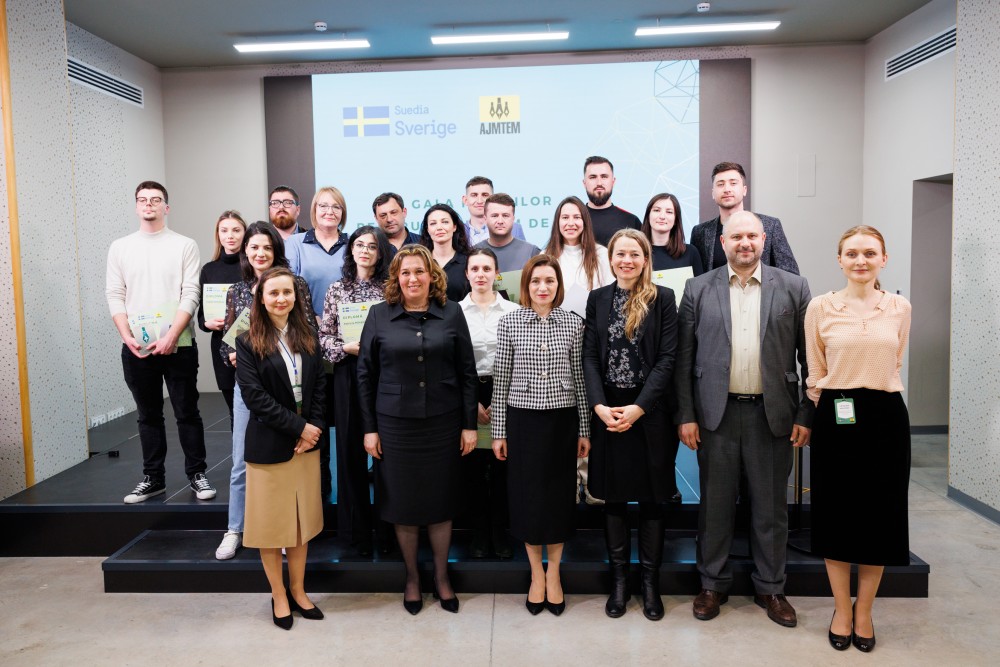 Maia Sandu a participat la Gala Premiilor pentru Jurnalism de Mediu